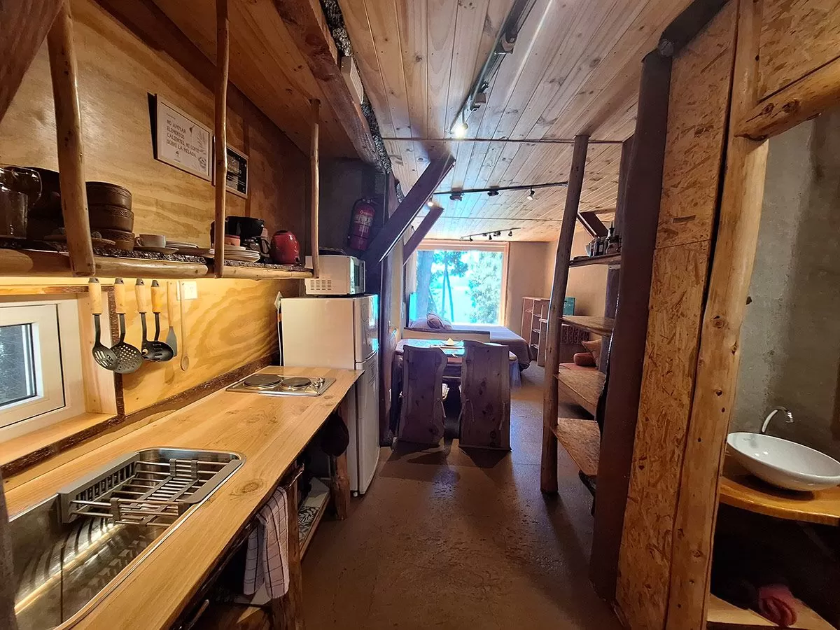 Cabaña LUNI diseño y confort en un solo ambiente