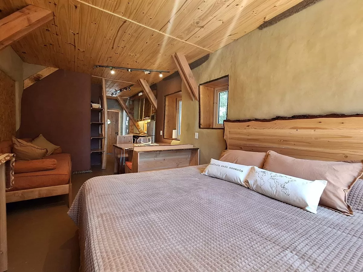 Cabaña LUNI diseño y confort en un solo ambiente
